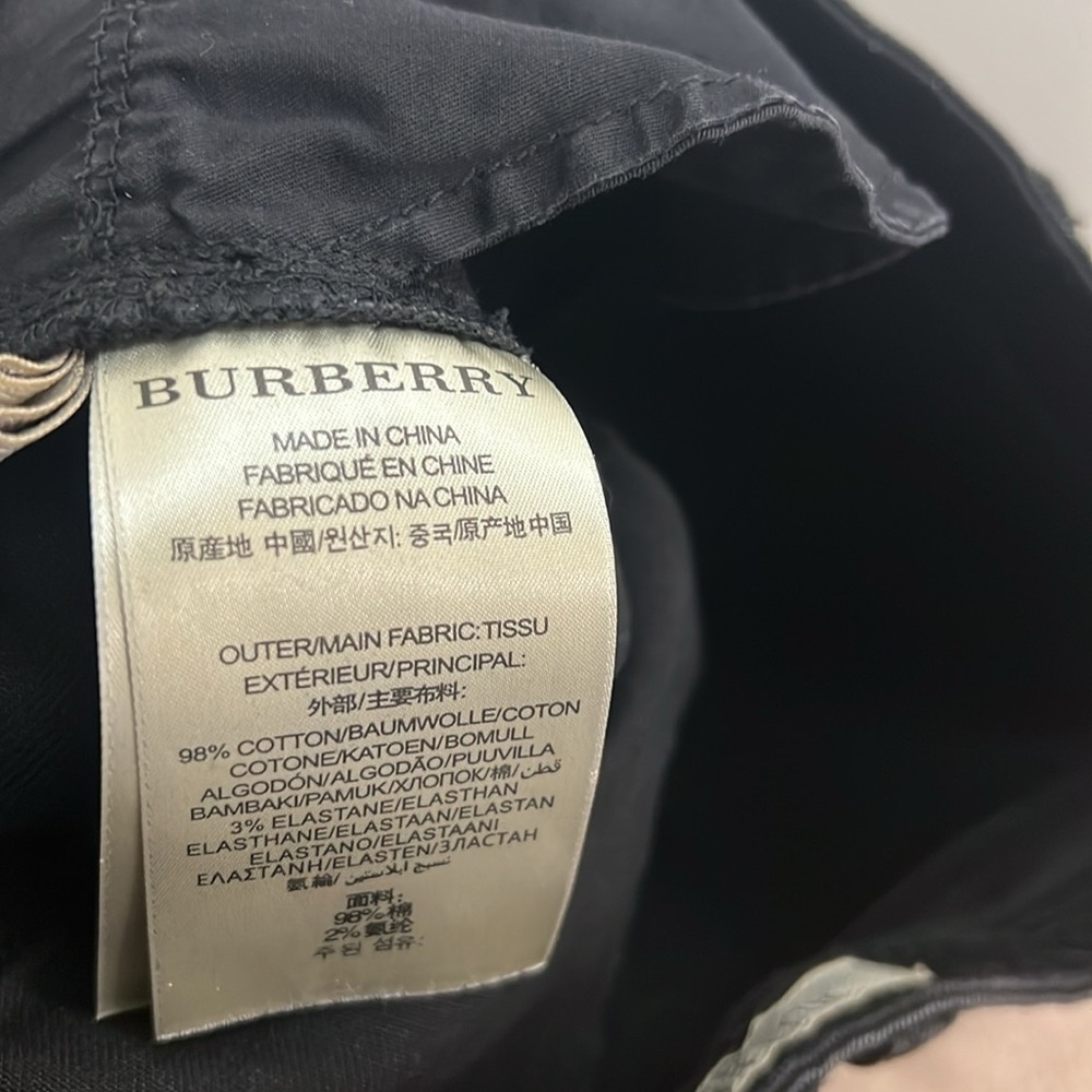 Burberry women’s skinny Jeans Sz 30 Black - Picture 6 of 10